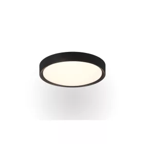 Clarimo mennyezeti lámpa matt fekete LED 1600lm 3000K
