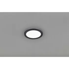 Camillus mennyezeti lámpa matt fekete LED 1500lm 3000K