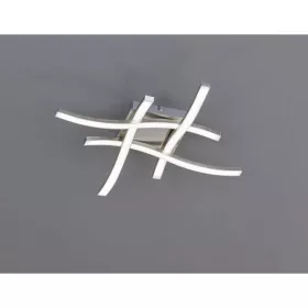   Route mennyezeti lámpa szatin króm, fehér LED 4x500lm 3000K