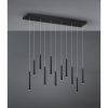 Tubular függeszték matt fekete LED 11x350lm 3000K