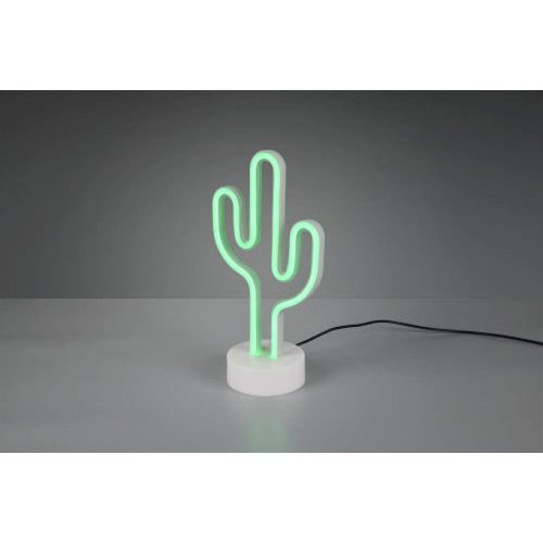 Cactus asztali lámpa fehér LED