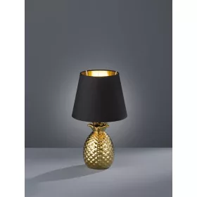 Pineapple asztali lámpa arany, fekete E14 1 izzós