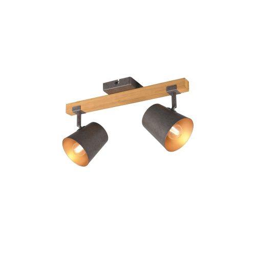 Bell spotlámpa antik nikkel E14 2 izzós