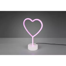 Heart asztali lámpa fehér LED
