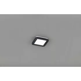 Camillus mennyezeti lámpa matt fekete LED 850lm 3000K