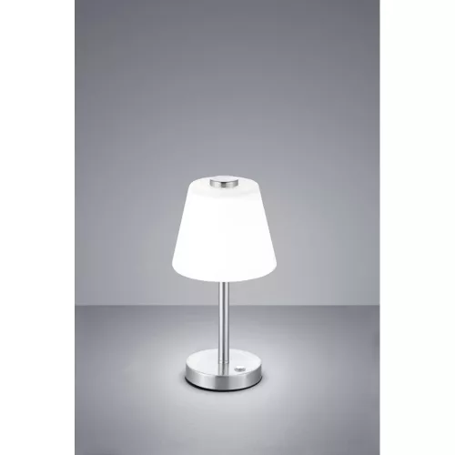 Emerald asztali lámpa szatin króm, fehér LED 350lm 3000K