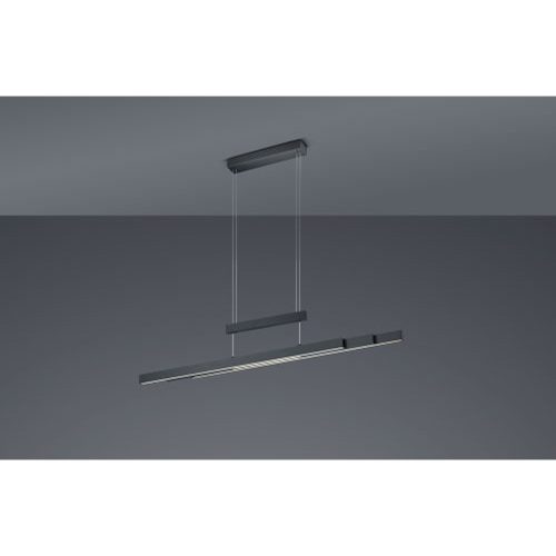 Trajan függeszték matt fekete LED 5300lm 2700-5000K