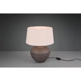 Lou asztali lámpa barna E27 1 izzós