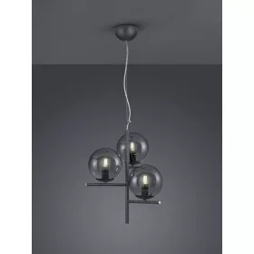 Pure függeszték antracit E14 3 izzós