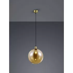 Dino függeszték antik sárgaréz E27 1 izzós