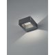 Reno fali lámpa antracit LED 450lm 3000K