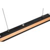 Deacon függeszték natúr fa LED 3200lm 2700-6000K