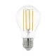 LED E27 A60 8W 2700K 1055lm átlátszó Eglo 110004