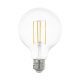 LED E27 G95 8W 2700K 1055lm átlátszó Eglo 110011