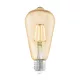 LED E27 ST64 4W 2200K 270lm borostyán Eglo 110055
