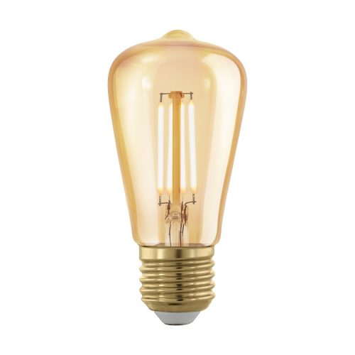 LED E27 ST48 4W 1700K 300lm borostyán Eglo 110066