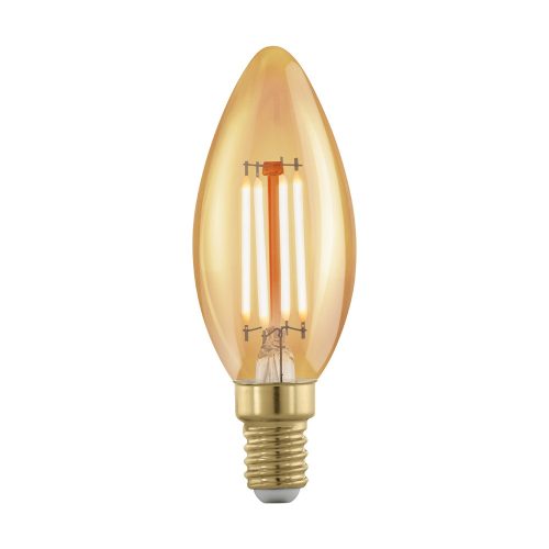 LED E14 C35 4W 1700K 300lm borostyán Eglo 110069