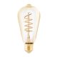 LED E27 ST64 4W 2200K 245lm borostyán Eglo 110083
