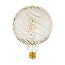 LED E27 G150 2,5W 2200K 200lm borostyán szab. Eglo 110117