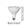 LED E27 PAR38 16W piros, növényekhez Eglo-110232