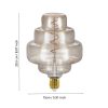 LED E27 OR150 4W 2000K 200lm borostyán Eglo-110245