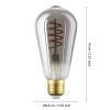 LED ZIG E27 ST64 4W 2000K 150lm füstös Eglo-110285