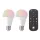 LED ZIG-RGB E27A60 9W 806lm opál 2db Eglo-110311-OUT