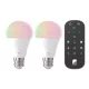 LED ZIG-RGB E27A60 9W 806lm opál 2db Eglo-110311-OUT