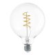 LED E27 G80 7,3W 2700K 806lm átlátszó Eglo-110316
