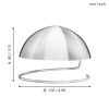 Fényforrás rátét 125mm króm Eglo 11908