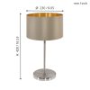 Maserlo - EGLO 31629 - asztali lámpa