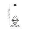 Retornio Eglo 39893 led függeszték