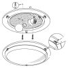 PLANET 1 - ufo mennyezeti lámpa - fehér - EGLO 83153