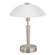 SOLO 1 - asztali lámpa - matt nikkel - EGLO 85104