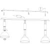 MONTEFIO - EGLO 93468 - LED függeszték