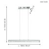 CARDITO 1 LED függeszték - EGLO 93626