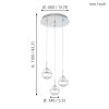 MONTEFIO 1 - EGLO 93709 - LED függeszték