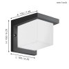 Desella 1 EGLO 95097 kültéri LED fali