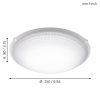 Magitta 1 led mennyezeti Eglo 95672