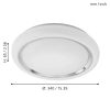 Capasso led mennyezeti Eglo 96023
