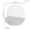 Metrass 1 led fali lámpa Eglo 96039