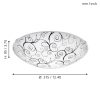 Margitta 1 led mennyezeti Eglo 96117