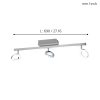 Cardillio 1 led mennyezeti Eglo 96181