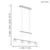 Aleandro 1 LED függeszték Eglo 96528
