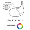 Cabado 1 RGB LED érintőkapcsolós íróasztali Eglo 97078