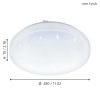 Frania-S LED mennyezeti lámpa Eglo 97877