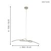 Novafeltria led függeszték Eglo 97938