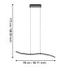 Lejias Eglo 99802 led függeszték