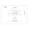 Hines Globo-03609W mennyezeti ventilátor