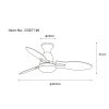 Gale Globo-03671W mennyezeti ventilátor